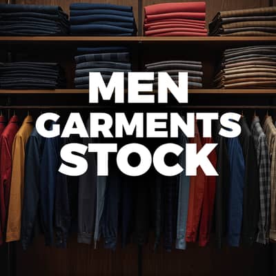 Men Garment Stock for Sale in Faisalabad