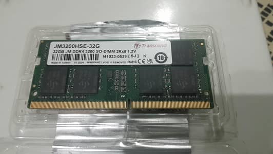 32GB DDR4 3200MHz Laptop RAM (Transcend) – Brand New