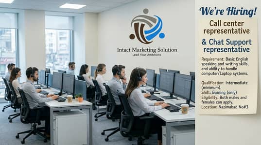 Hiring Call Center Representative/ Chat Support Representative