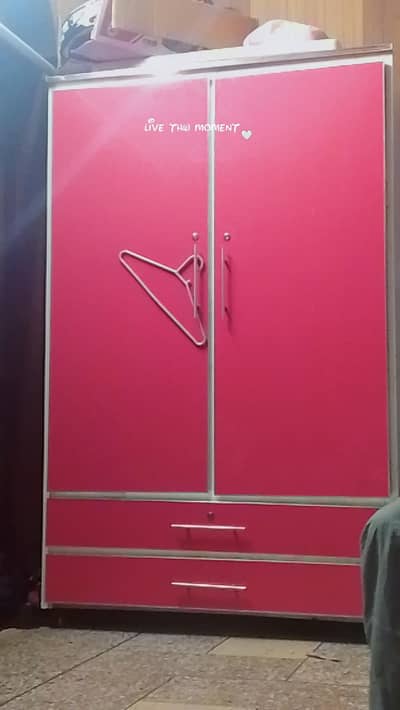 pink large wodrobe