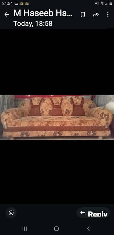 1 big sofa with 2 separate sofa