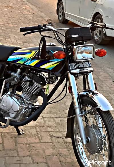 Honda Cg125 Black 2025 26