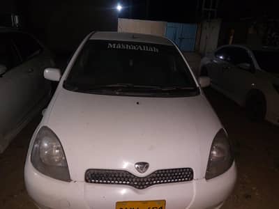 Vitz-2002-S. A. B. I. T. Net Tyre-Chill A. C-1000 CC-White Color