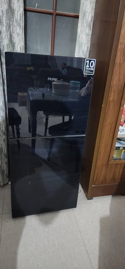 Haier glass door refrigerator