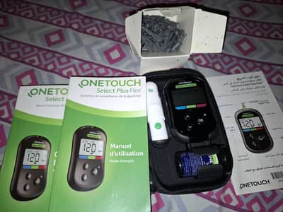 OneTouch Select Plus Flex Glucometer Complete Set working condition