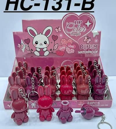 crazy Girl Bunny lip Gloss pack of2 matte magic