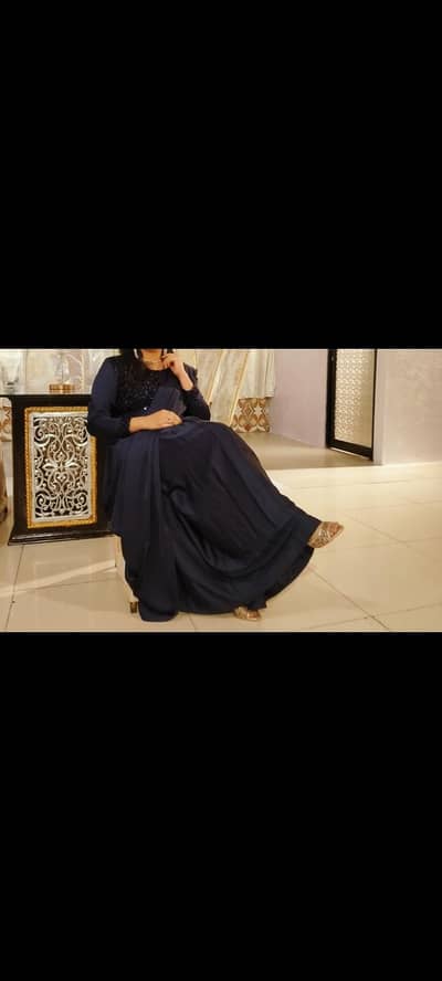 2 in  1 silk saree with neavy blue color