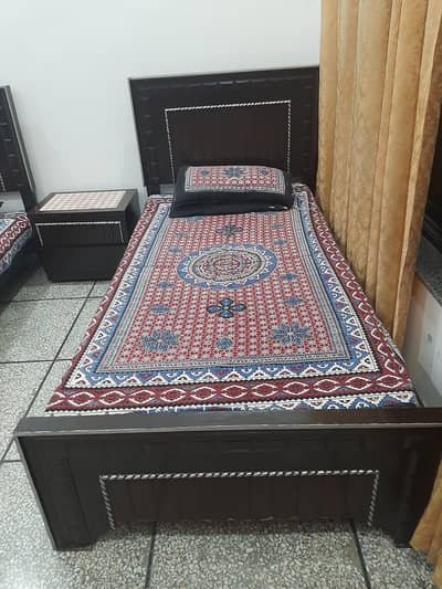 two single beds (without matress) for sale
