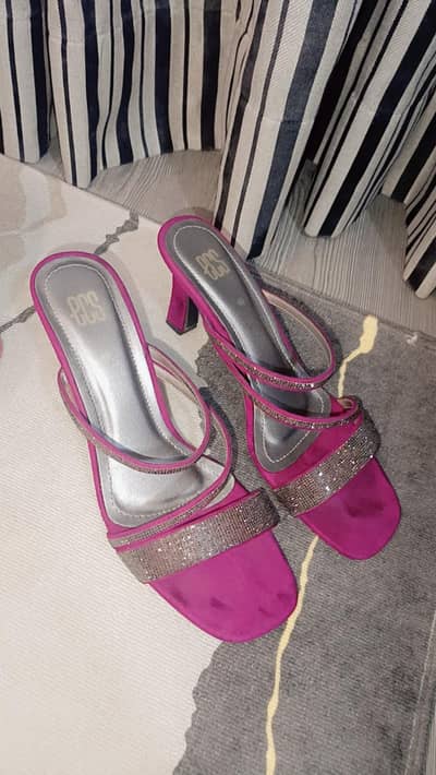 brand new ECS shose hell purple color