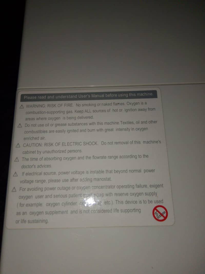 oxygen concentration  machine 3