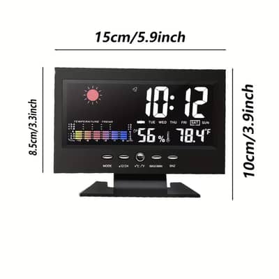 Large Screen Weather Clock
