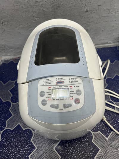 Quigg brand bread machine.