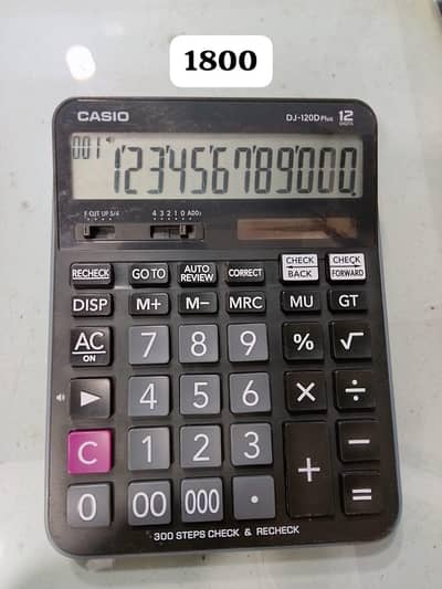 ORIGINAL CASIO SHOP & OFFICE USES CALCULATORS