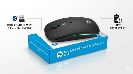 Hp W10 rgb wireless mouse.