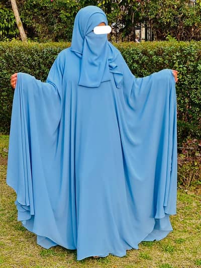 Flyer Butterfly double layer abaya