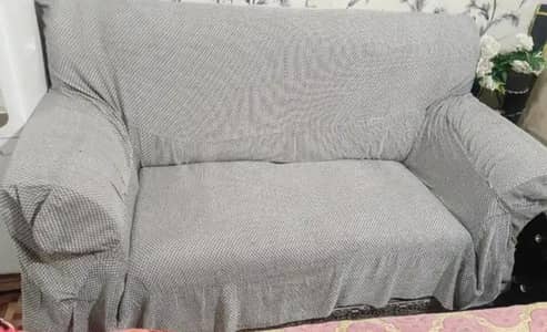 gray cover for 6 seater sofa set