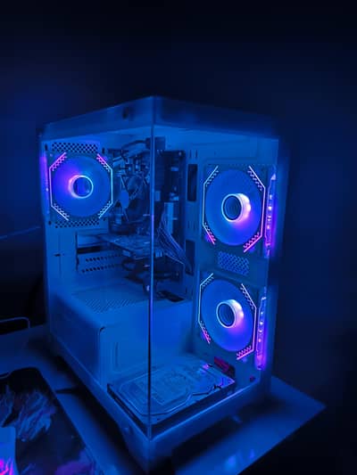 Gaming pc with rgb casing
