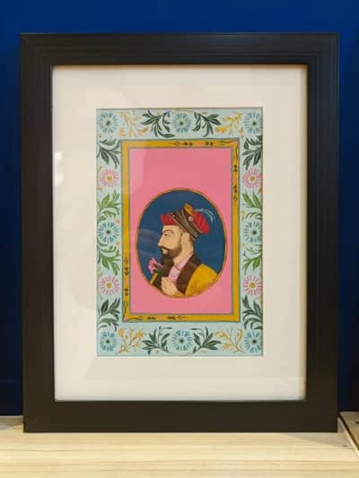Miniature Painting "Aurangzeb Alamgir"