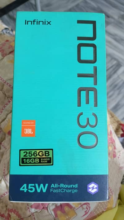 Infinix note 30 8+8/256 gb memory