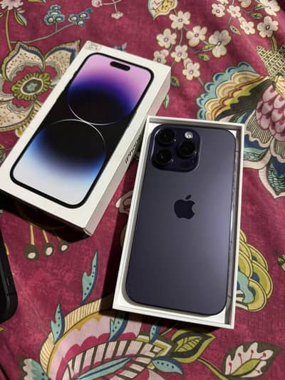 iphone 14 pro 256 gb non pta factory unlock with box battery 80