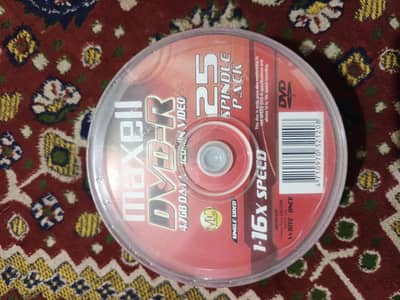 MAXELL DVD-R -RECORDABLE 4.7GB DATA -120MB VIDEO