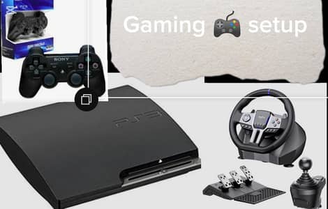 1PS3 2console 1staring wheel set full 1One package available buy now