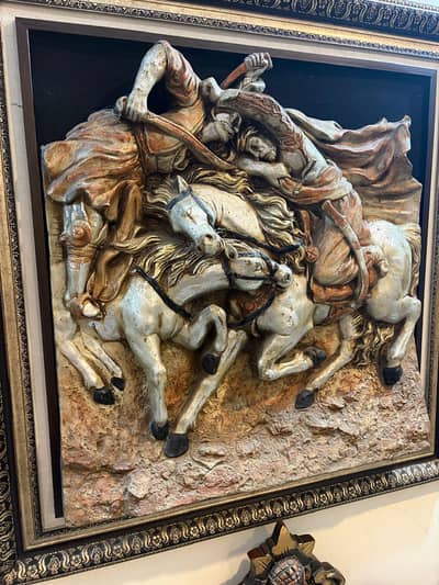 Artwork with Frame - two battle battle