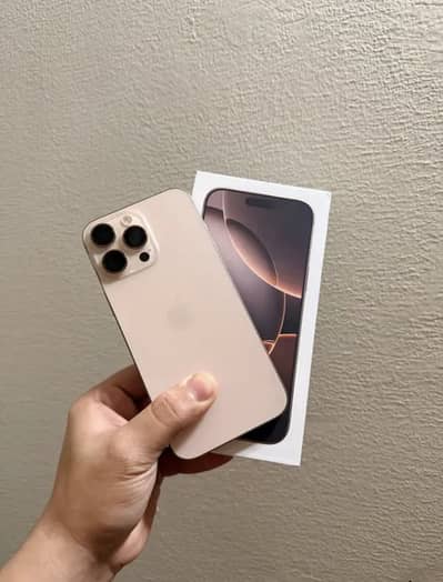 iPhone 16 Pro Max • Desert Titanium