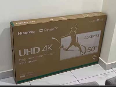 Hisense 50" A6N UHD 4K Google TV Box open only