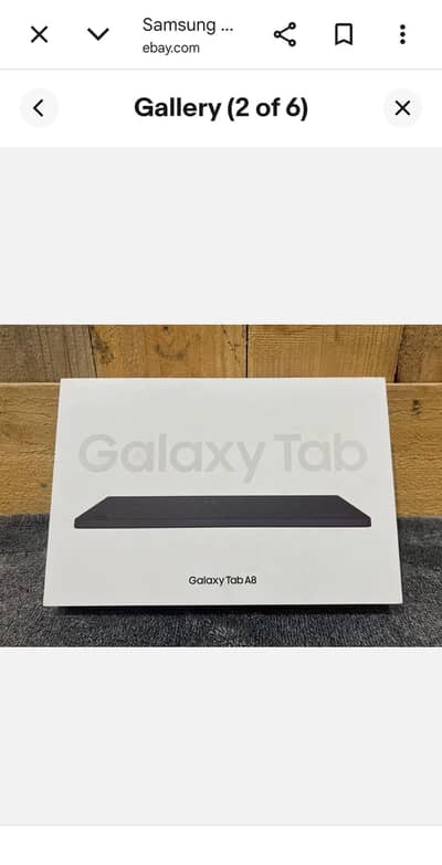 Samsung A8 Tab with original box and catalogs book
