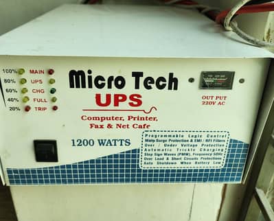 UPS 1500 watt 24 volts  copper silent working