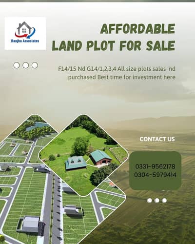 25x40 plot for sale in g14/1