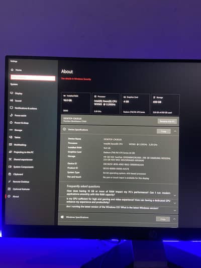Intel gaming pc with basic casing