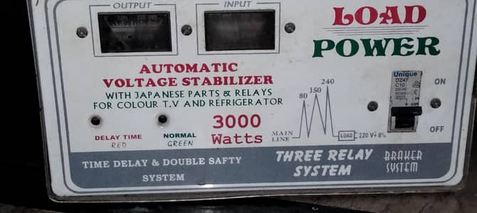 3000 Watt 3 Relay Stabilizer