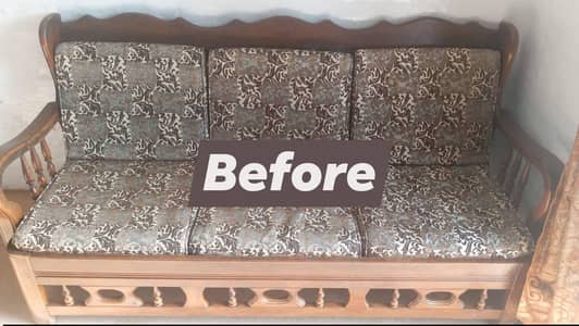 sofa ko new design me tiyar krwae