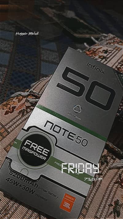 Infinix note 50. pta approved. Ram 8 gb. storage 256 gb