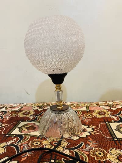 Side Table Lamp with 3 colour led lights for sale.