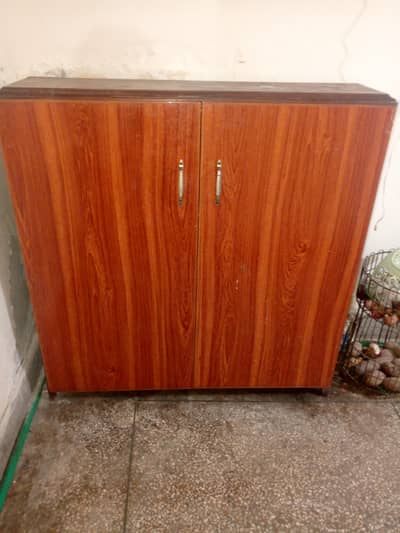 Wooden kitchen cabinet almari