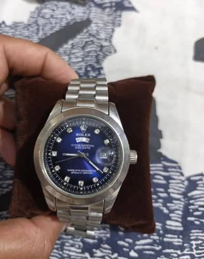 Rolex Day-Date Blue diamond dial
