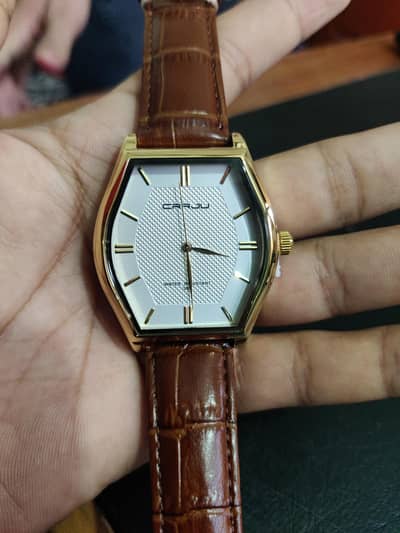 new leather strap watch