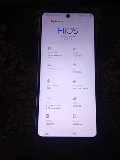 Tecno Spark 10 Pro 8GB(8+8) RAM 256GB Memory