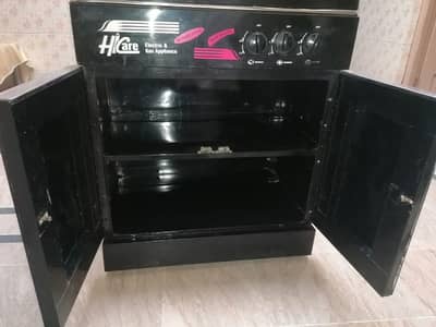 3 burner stove  with cabinets
