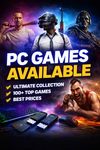 PC games and software available