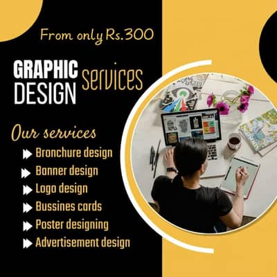 Professional Graphic Design Services – Starting from Rs. 300