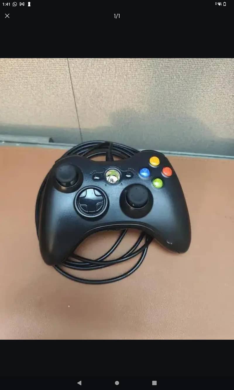 xbox 360 black. controller 0