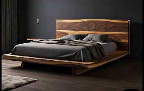 New pure woden shisham beds and side tables