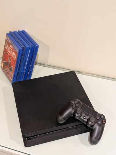 PS4 Slim 1TB with Games