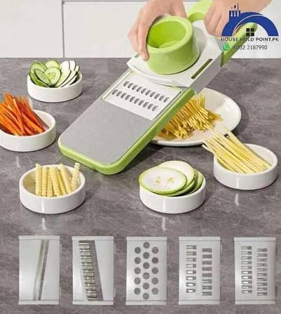 Green color Vegetable cutter safe