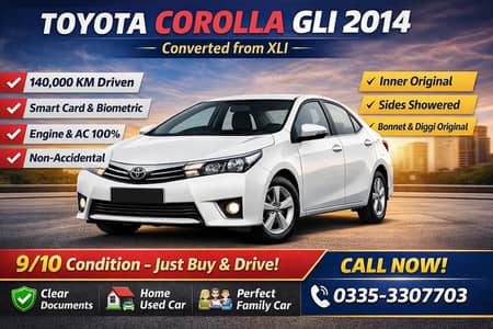 Toyota Corolla 2014 XLI Converted to GLI