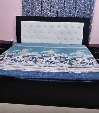 Urgent - King Size Wooden Bed Set for Sale – Complete Package